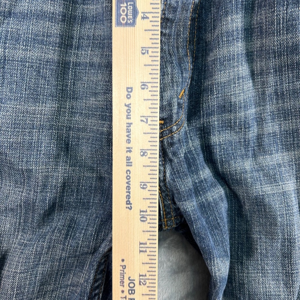 Levi Strauss & Co 505 Mens W32 L30 Straight Fit Blue Denim Jeans - Picture 4 of 8
